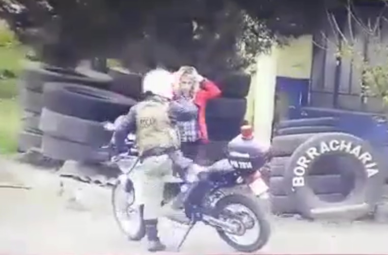 Mulher rouba cachorro e é presa em flagrante. Veja vídeo