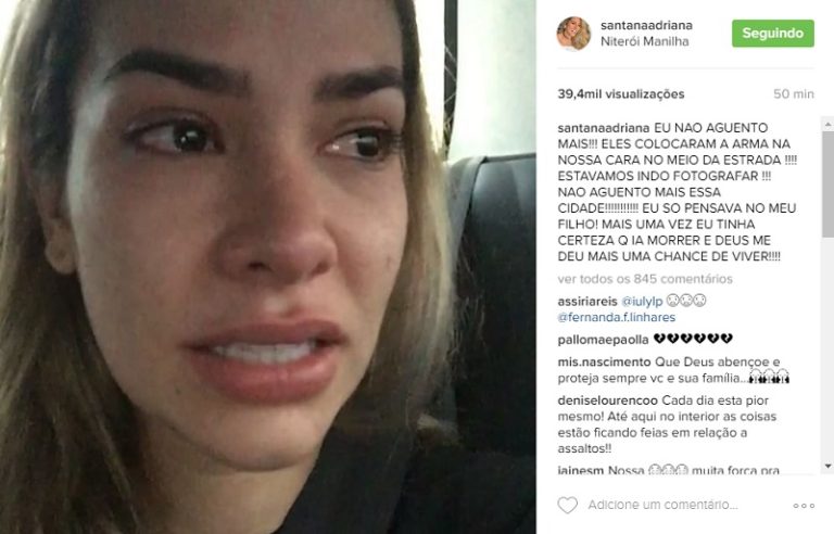 “Eu achei que ia morrer”, diz ex-BBB após ficar na mira de bandidos