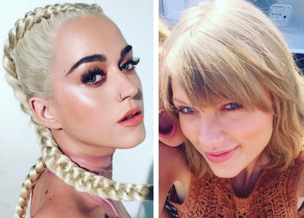 Taylor Swift disponibiliza músicas em streaming no dia de lançamento de disco de Katy Perry