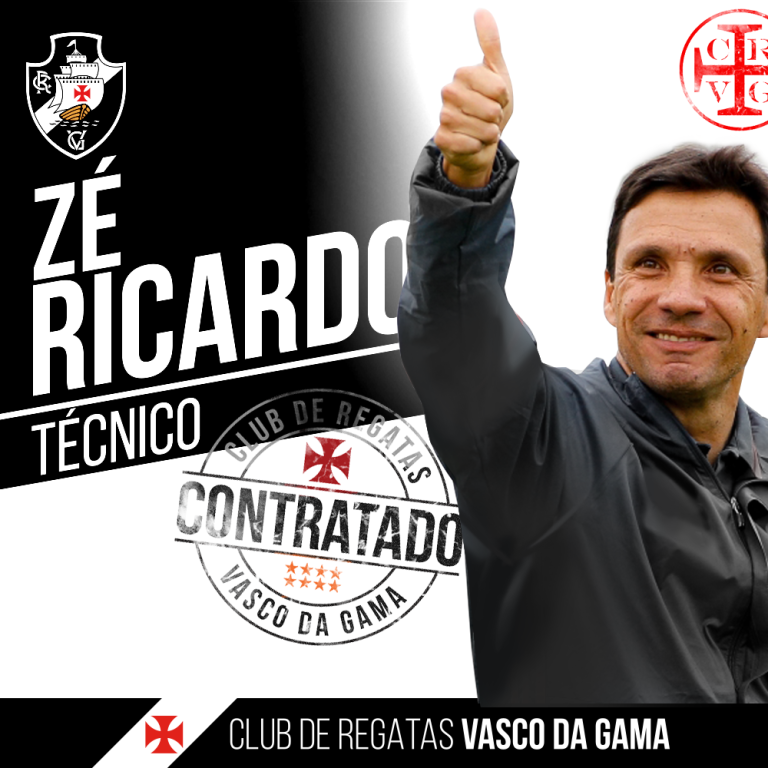 “É uma convocação”, diz Zé Ricardo em apresentação no Vasco