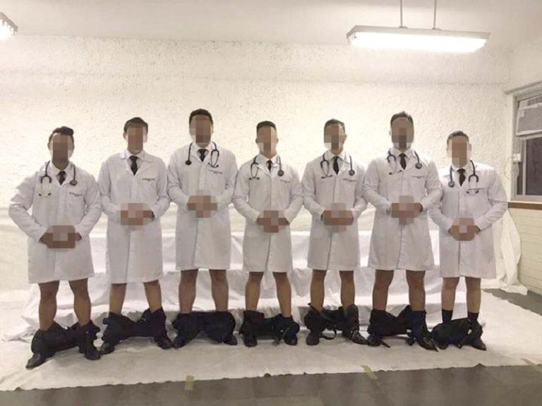 Após foto polêmica, estudantes de Medicina cumprem “punição social”