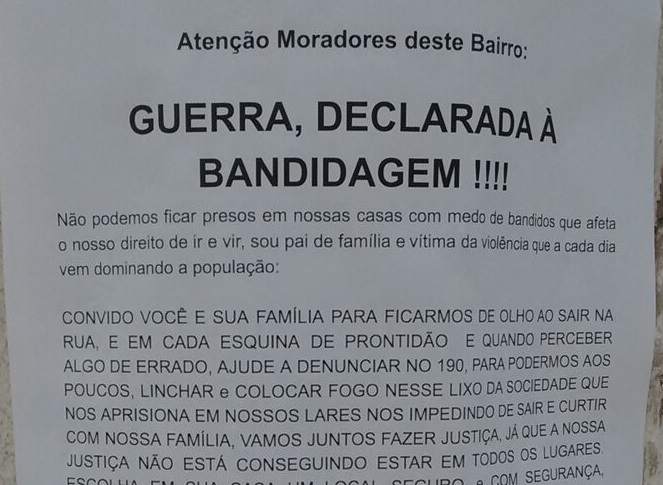 “Remete ao estado de barbárie” diz major da PM sobre ‘plano de extermínio’ contra assaltantes