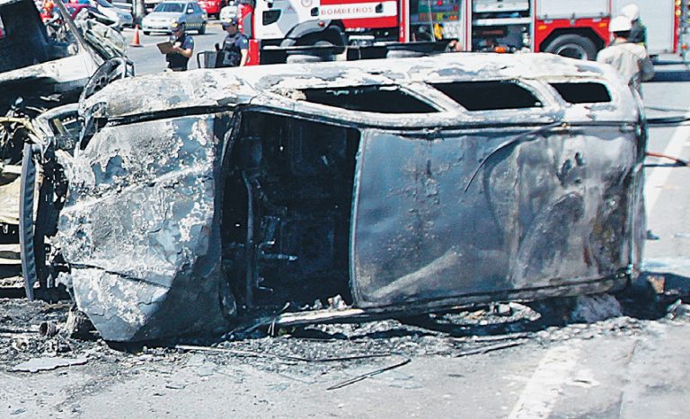 Tragédia em Viana: Policial civil foi salvo pelo freio