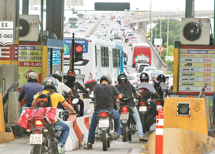 Motociclista terão via expressa na Terceira Ponte e Rodovia do Sol