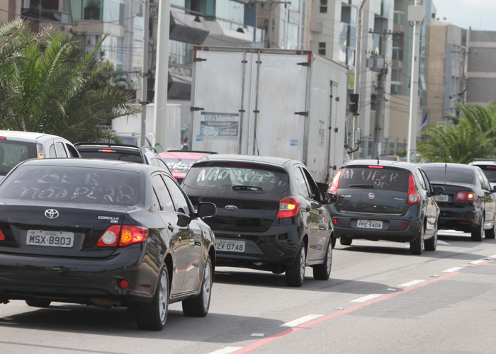 Motoristas do Uber fazem novo protesto nas ruas da Grande Vitória