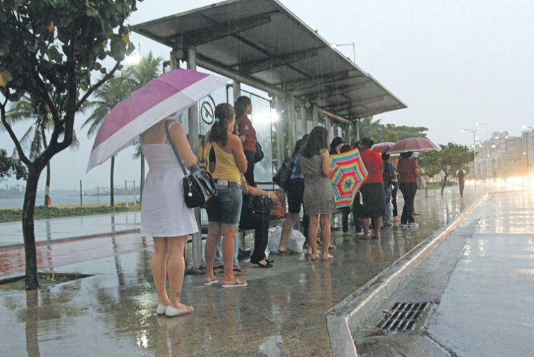 Fim de semana será de chuva na maior parte do Estado