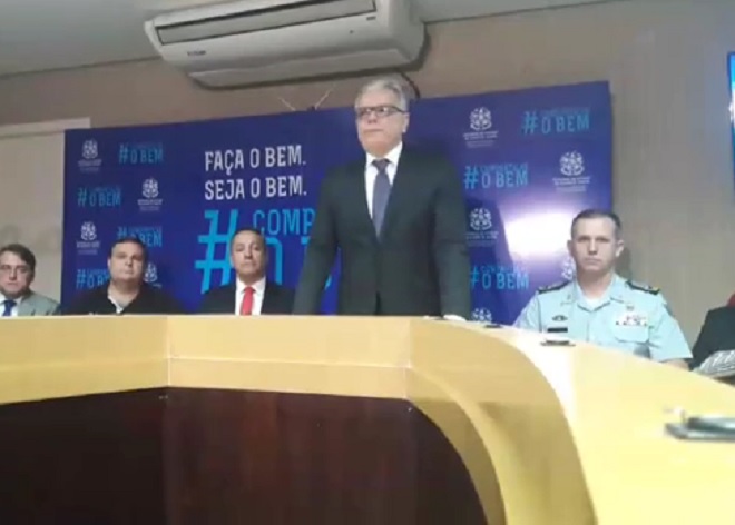 Secretário de Segurança fala sobre prisão do sequestrador de Thayna. Veja vídeo