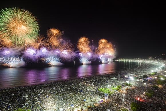 Réveillon em Copacabana terá 17 minutos de queima de fogos