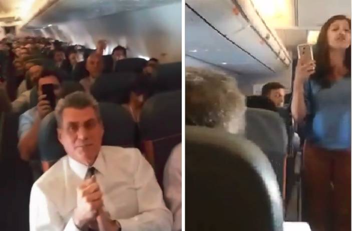 Após ser criticado, aliado de Temer tenta tomar celular da mão de passageira