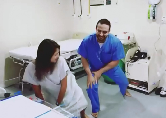 Depois de “Despacito” e “Paradinha”, médico dança funk com gestante