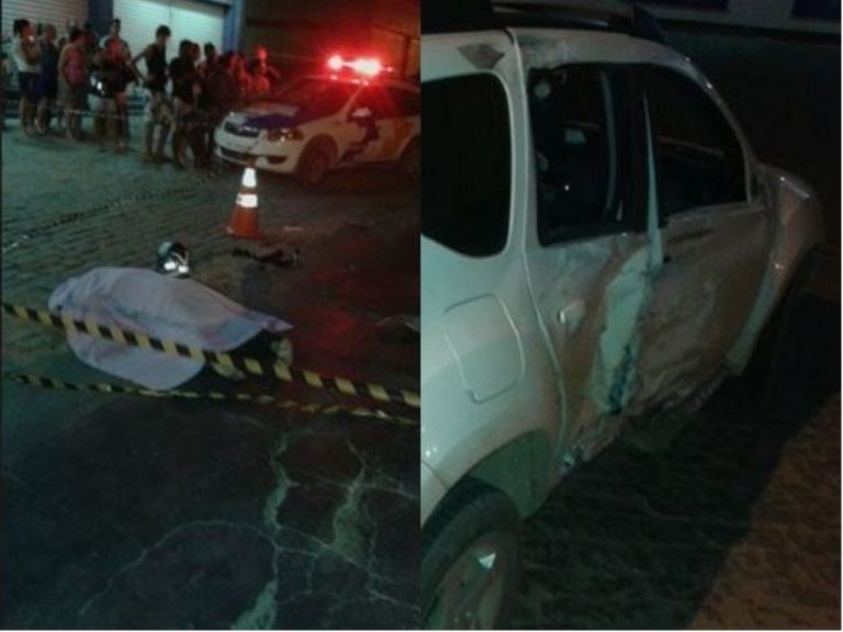 Mulher morre em acidente envolvendo carro e moto