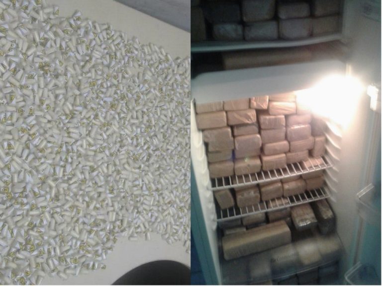 Mais de 2 mil pinos de cocaína e 200 quilos de maconha apreendidos nesta sexta na Grande Vitória