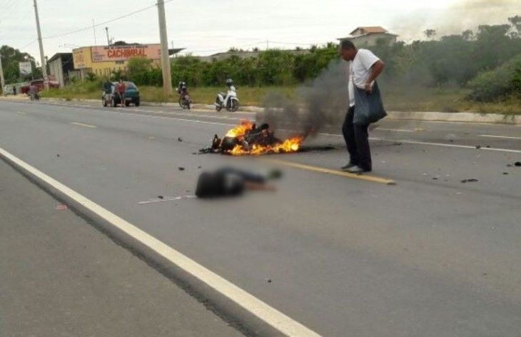 PM e professor morrem em acidente no Norte do Estado