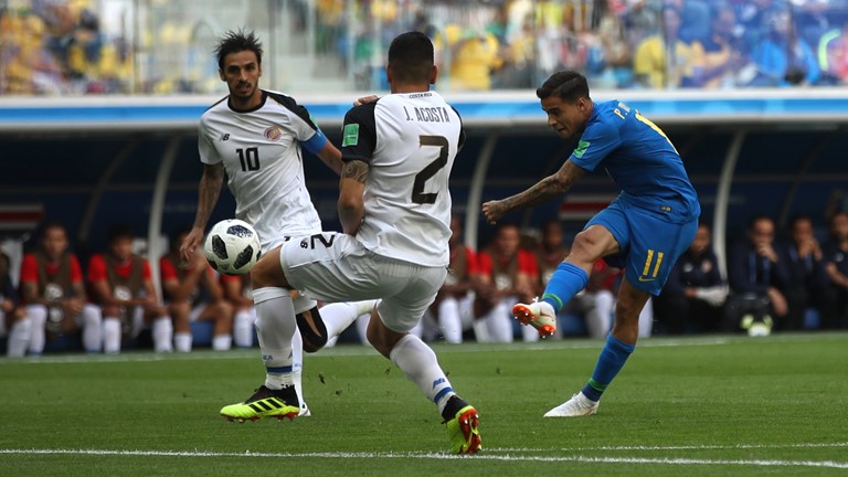 Brasil e Costa Rica encerram primeiro tempo sem gols