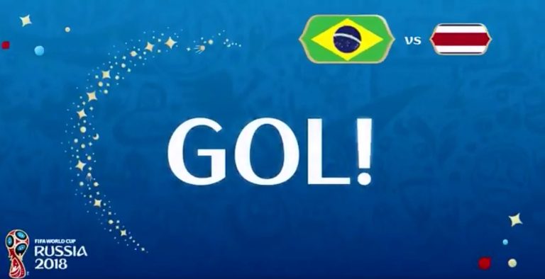 Brasil abre o placar contra a Costa Rica