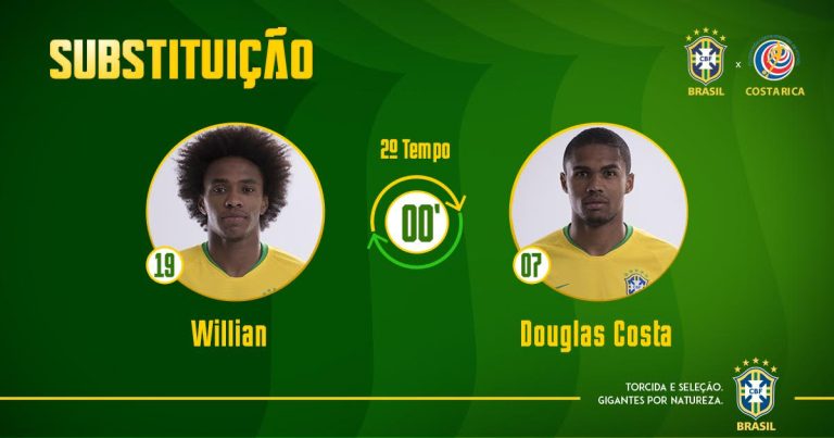 Tite faz mudança para o segundo tempo de Brasil e Costa Rica