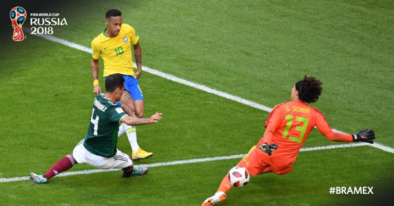 Brasil e México encerram primeiro tempo sem gols