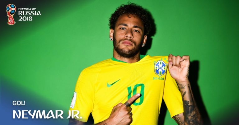 Brasil abre o placar contra o México