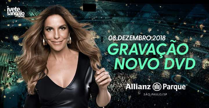 Alejandro Sanz e Brian McKnight também estarão no novo DVD de Ivete Sangalo