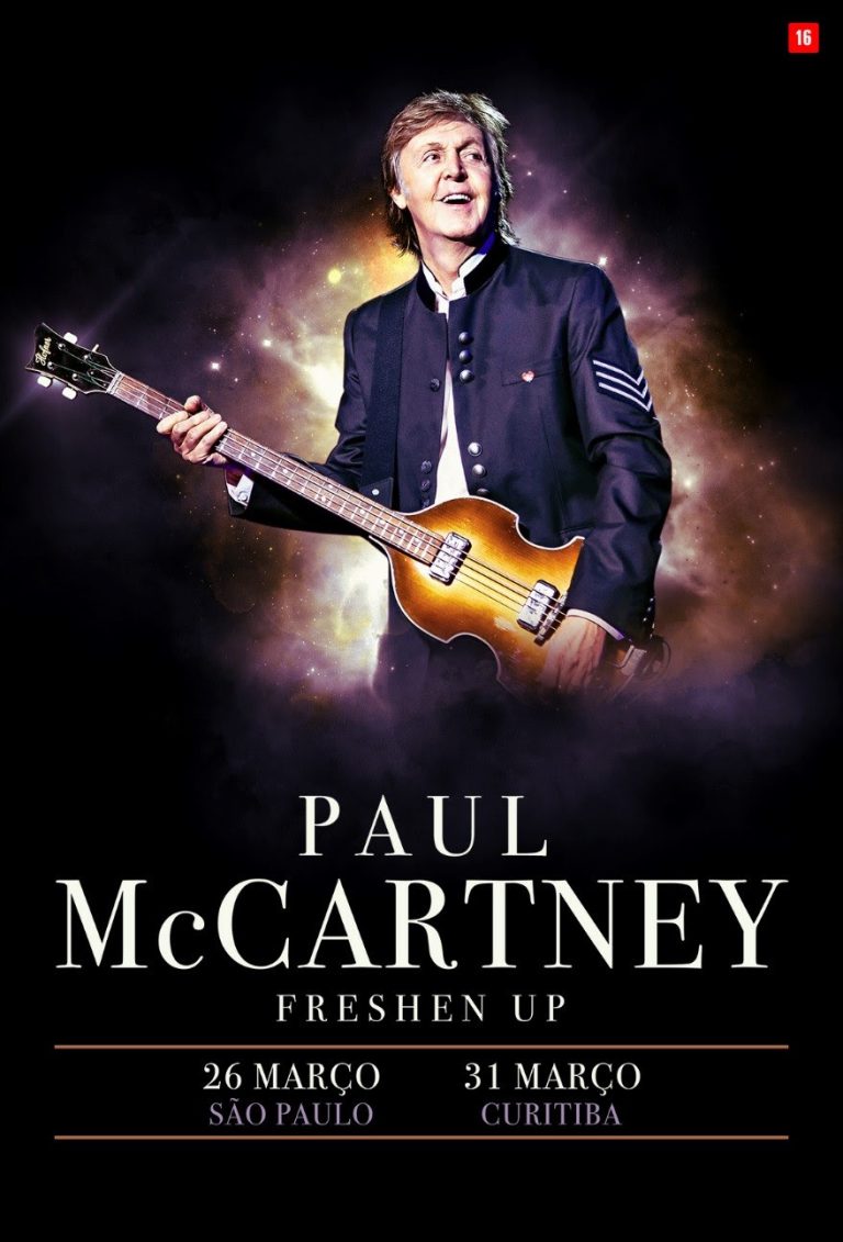 Sir Paul McCartney está voltando ao Brasil. O músico trará ao país turnê The Freshen Up Tour