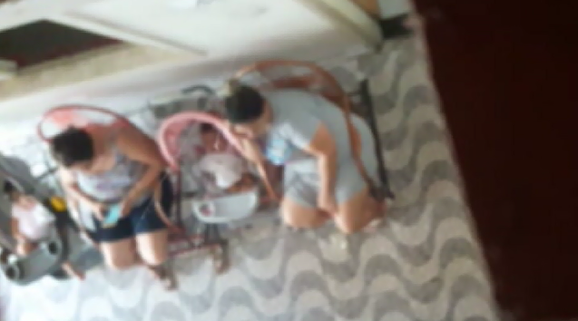 Mulheres são flagradas agredindo bebê em Vitória