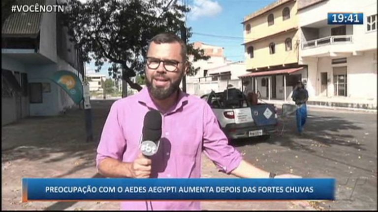 Preocupação com o aedes aegypti aumenta depois das fortes chuvas