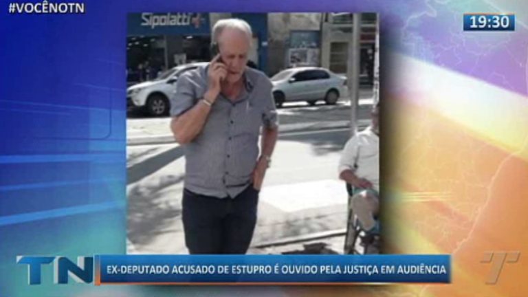 Ex-deputado acusado de estupro é ouvido pela justiça em audiência