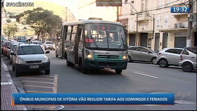 Ônibus municipais de Vitória vão reduzir tarifa aos domingos e feriados
