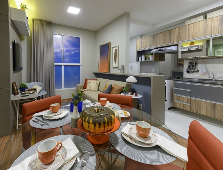 Boas ideias dos apartamentos decorados