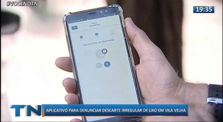 Aplicativo para denunciar descarte irregular de lixo em Vila Velha