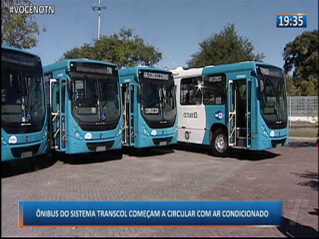 Ônibus do sistema transcol começam a circular com ar condicionado