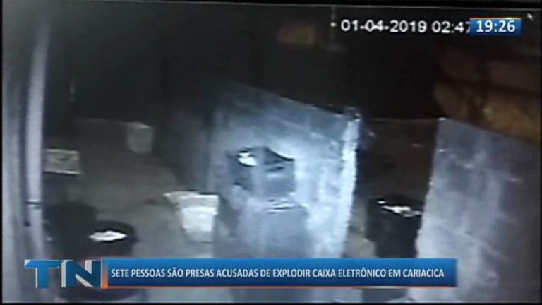 Sete pessoas são presas acusadas de explodir caixa eletrônico em Cariacica