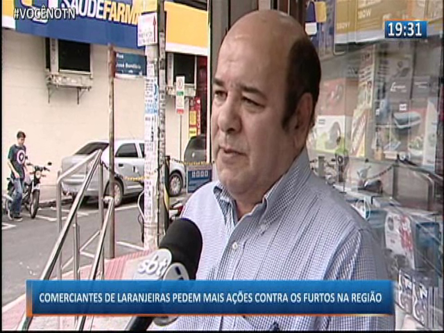 Comerciantes em Laranjeiras pedem mais ações contra os furtos na região