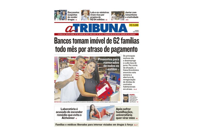 Confira os destaques do jornal A Tribuna desta sexta