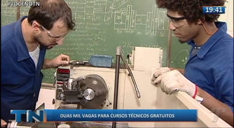 Duas mil vagas para cursos técnicos gratuitos