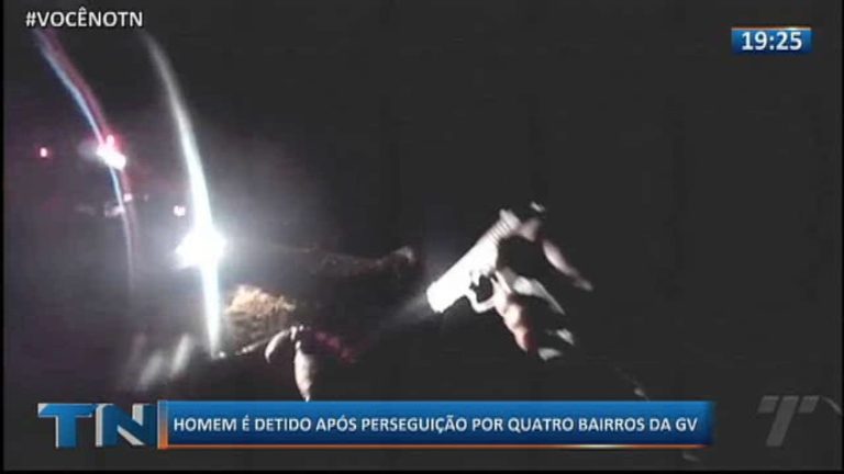Homem é detido após perseguição por quatro bairros da Grande Vitória