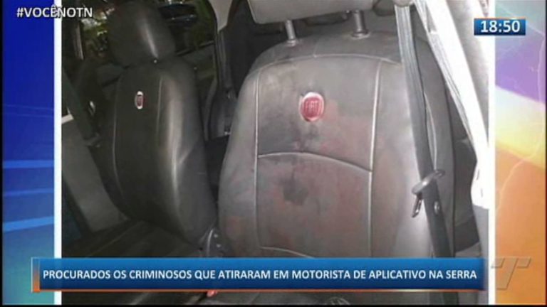 Procurados os criminosos que atiraram em motorista de aplicativo na Serra