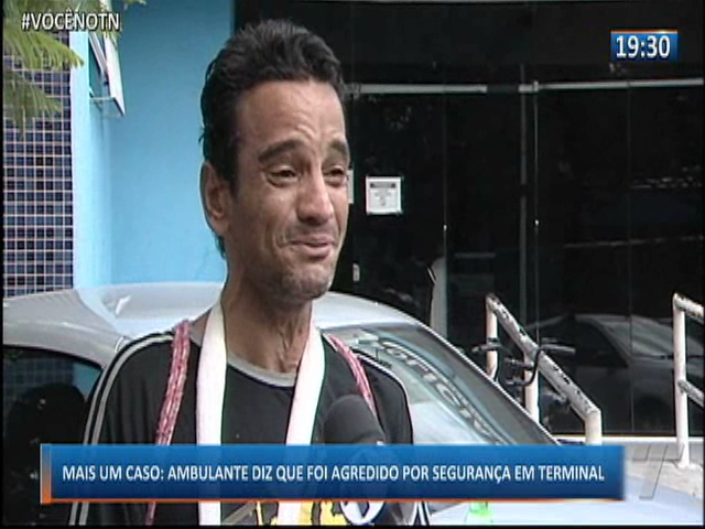 Mais um caso: Ambulante diz que foi agredido por segurança em terminal