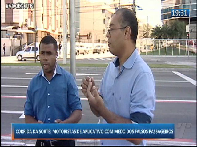 Motoristas de aplicativo com medo dos falsos passageiros