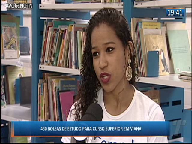 450 bolsas de estudos para curso superior em Viana