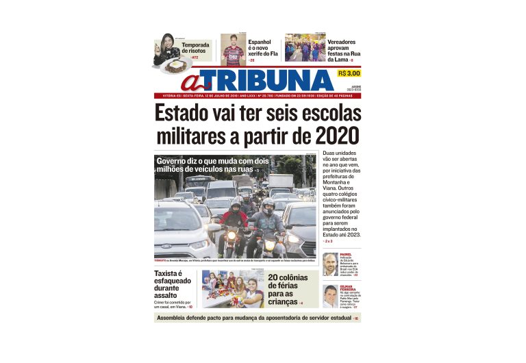 Clique aqui e confira os destaques do jornal A Tribuna desta sexta