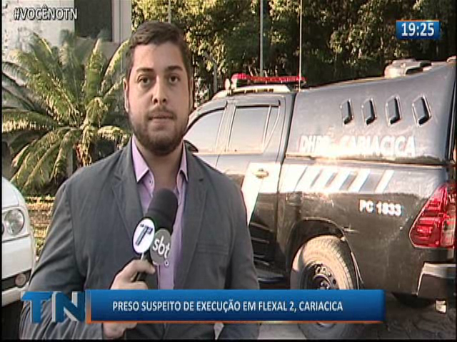 Preso suspeito de execução em Flexal 2, Cariacica