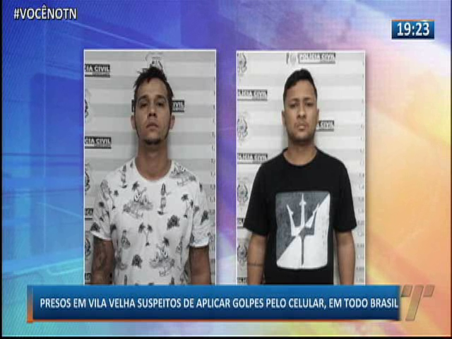 Presos em Vila Velha suspeitos de aplicar golpes pelo celular em todo Brasil