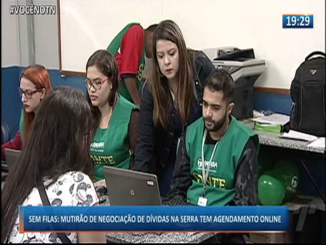 Mutirão de negociação de dívidas na Serra tem agendamento online