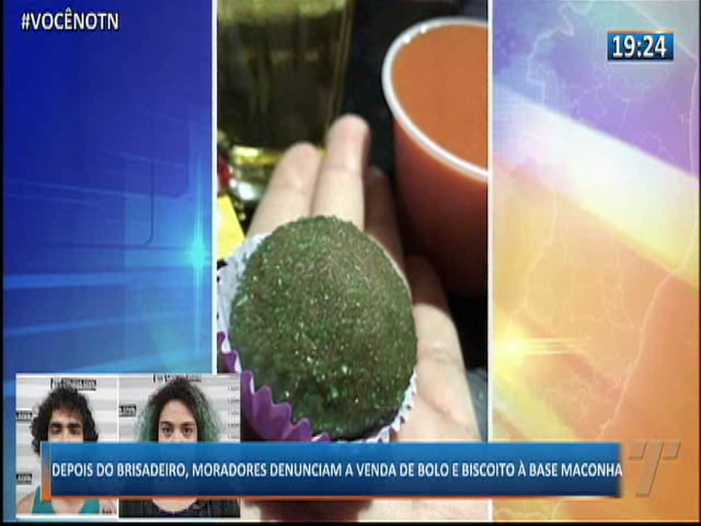 Depois do brisadeiro, moradores denunciam a venda de bolo e biscoito à base de maconha