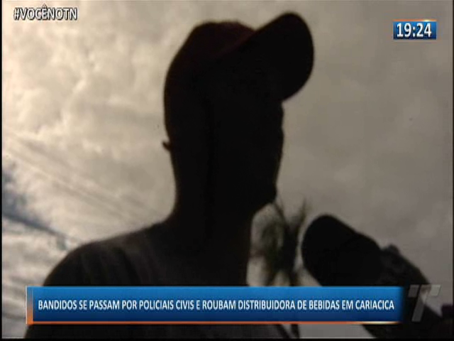 Bandidos se passam por policiais civis e roubam distribuidora de bebidas em Cariacica