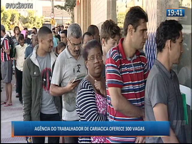 Agência do trabalhador de Cariacica oferece 300 vagas