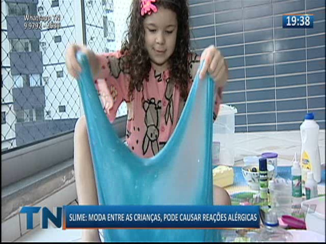 Slime: Moda entre as crianças pode causar reações alérgicas