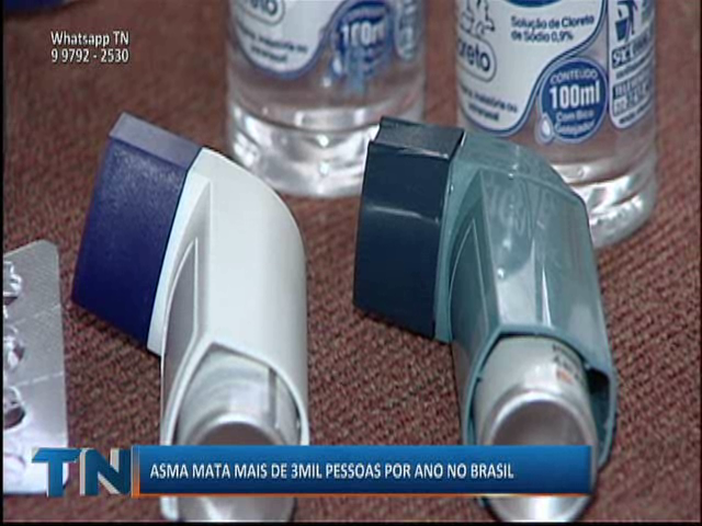 Asma mata mais de 3 Mil pessoas por ano no Brasil
