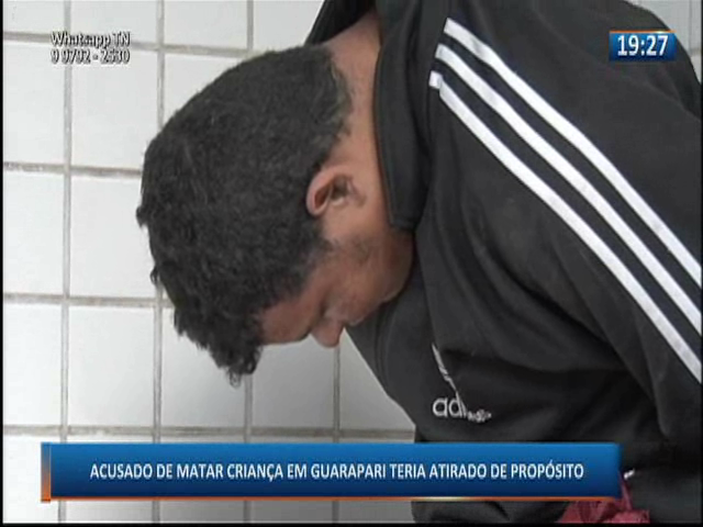 Acusado de matar criança em Guarapari teria atirado de propósito